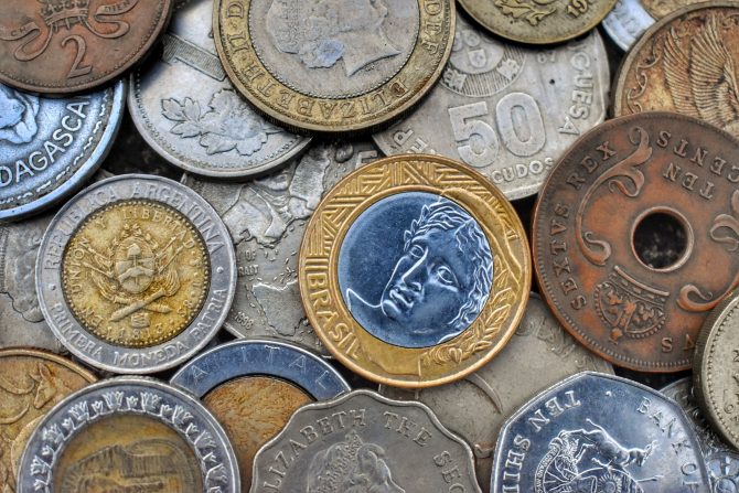 kovanice raznih valuta