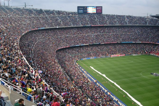 stadion pun ljudi na svjetskom prvenstvu